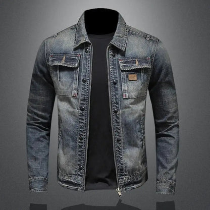 Veste en jean pour hommes Pyery