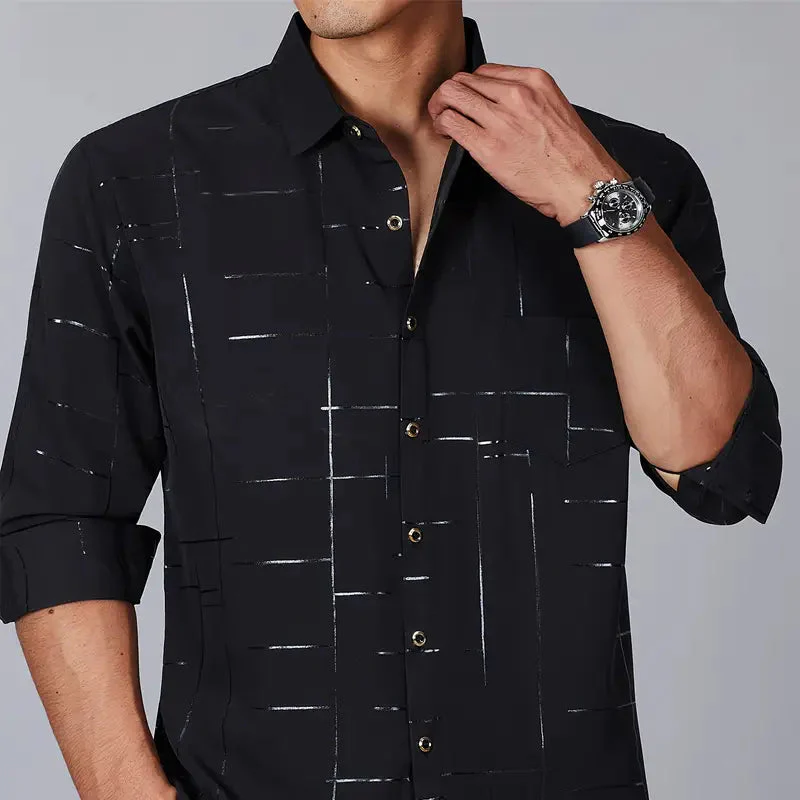 Chemise à manches longues en soie glacée + CADEAUX GRATUITS