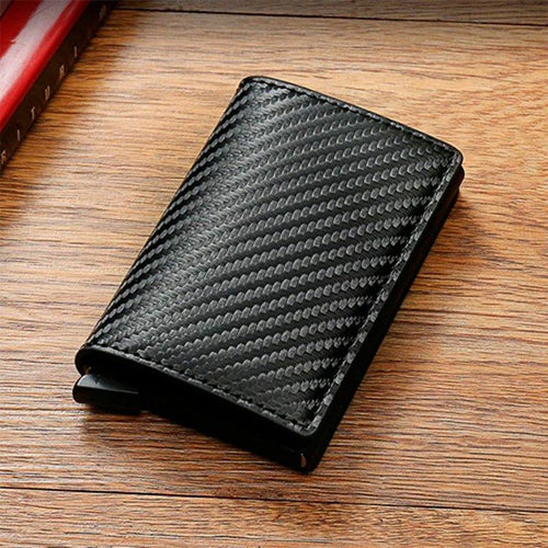 Portefeuille antivol en carbone