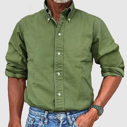 Chemise classique en tissu de première qualité