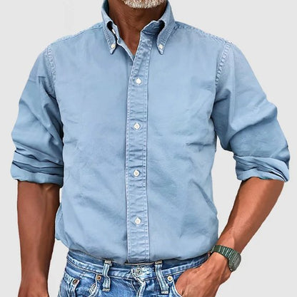 Chemise classique en tissu de première qualité